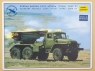 Сборная модель AVD Боевая машина РС30 &quot;Град&quot; (375Д) 1963 г., 1/43