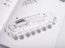 Сборная модель AVD Плавающий танк ПТ-76, 1/43