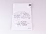 Сборная модель AVD МАЗ-200В с полуприцепом МАЗ-5232В, 1/43