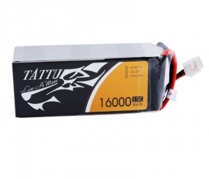 Аккумулятор TATTU Li-po 6S (22.2V) 16000mAh, 15C, 6s1p