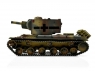 Радиоуправляемый танк Torro KV-2 1/16 откат ствола (для ИК боя), камуфляж V3.0 2.4G RTR