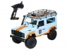 Радиоуправляемая машина MN MODEL английский внедорожник Defender  D90 (голубой) 4WD 2.4G 1/12 RTR