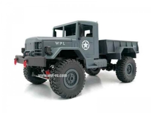Радиоуправляемая машина WPL военный грузовик (серый) 4WD 2.4G 1/16 (комплект для сборки)
