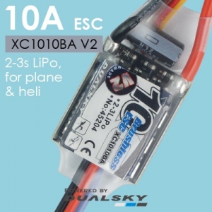 Dualsky XC1010BA V2, ESC 10A, 2-3s LiPo, for plane & heli
