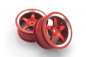 A2555 Алюминиевые диски для Remo Hobby 1/16 Красный