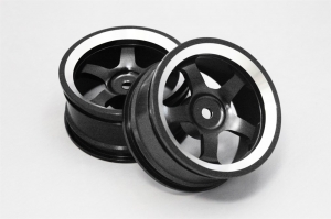 A2555 Алюминиевые диски для Remo Hobby 1/16 Черный