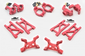 STANDART-V2 Алюминиевый комплект тюнинга для Remo Hobby 1/16 Красный