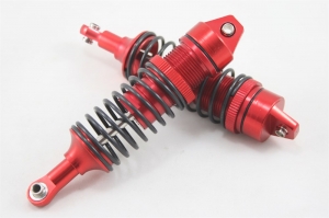 A2022-X Усиленные алюминиевые амортизаторы передние для Remo Hobby 1/8 Красный