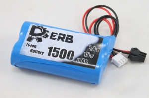 WPL-7415 Аккумулятор DERB Li-ion 7.4V 1500mAh