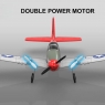 Радиоуправляемый самолет Volantex RC Mustang 400мм 2.4G 2ch LiPo RTF с гироскопом (цвет синий)