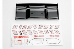 Traxxas Антикрыло черного цвета с наклейками для автомоделей TRAXXAS Revo (пластик)