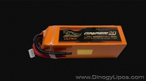 Аккумулятор Dinogy Ultra Graphene 2.0 6S 5000mAh 80C