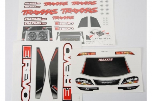 Traxxas Комплект наклеек для корпуса автомодели TRAXXAS E-Revo