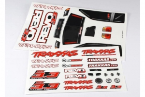 Traxxas Комплект наклеек для корпуса автомодели TRAXXAS Revo 3.3