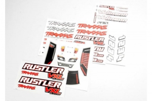 Traxxas Комплект наклеек для корпуса автомодели TRAXXAS Rustler VXL