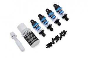 Traxxas Амортизаторы (алюминий, анодированный в синий), 4шт. и силиконовое масло для автомоделей LaTrax Rally 1:18