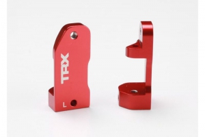 Traxxas Держатели поворотных кулаков 30° для TRAXXAS масштаба 1:10  (красный алюминий, левый/правый) 2шт.