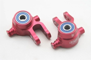A2017-GPM Поворотные кулаки алюминиевые GPM (для Remo Hobby 1/8 и Traxxas 1/10, цвет красный)