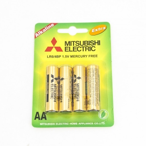 Батарейка MITSUBISHI AA LR6G Alkaline (4 шт)