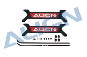 Align Шасси-апгрейд (черные), T-Rex 800E/700E/700N