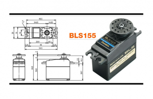 Futaba BLS171 Brushless (пластик, 7.4V,11.8кг/см, 0.1сек)