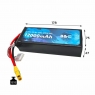 Аккумулятор B&C 12000 MAH 22.8V (6s HV) 120C, XT90S, Soft case