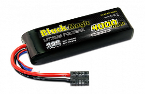 Black Magic Li-pol 11.1V 4000mAh, 30C, 3s1p, TRX Plug