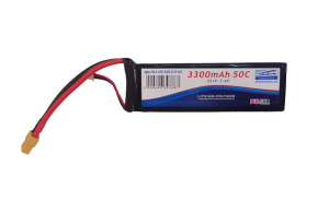 Pulsar Li-pol 7.4V 3300mAh, 50C, 2s1p, XT60