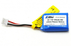 E-Flite Li-pol 7.4V 120mAh, 20C, 2s1p