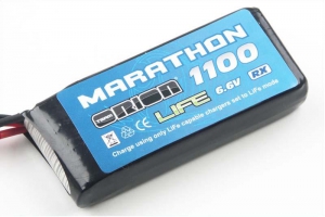 Team Orion Marathon Life Standard RX Pack Team Orion LiFe 6,6В (2s) 1100mAh 30C Soft Case BEC/JST