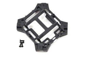 Traxxas Main frame, lower (black) / 1.6x5mm BCS (self-tapping) (4)