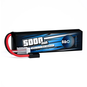 Аккумулятор LiPo B&C - 11.1v 5000мАч 90C (3S, Softcase, разъём TRX)
