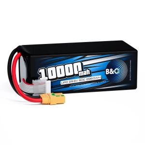 Аккумулятор B&C 10000 MAH 29.6V (8s) 90C, XT90S, Soft case (Для дронов)