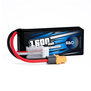 Аккумулятор B&C LiPo 1600 MAH 11.1V (3s) 60C, XT60, Soft case