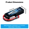 Аккумулятор B&C LiPo 2300 MAH 11.1V (3s) 80C, TPlug, Soft case