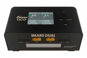 Зарядное устройство двухканальное GensAce Imars Dual Channel AC200W/DC300Wx2 (цвет черный)