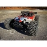 Колеса в сборе (2шт) Louise RC MFT X-PIONEER для автомоделей Arrma Kraton 1/5 8S, черные диски, HEX: 24мм