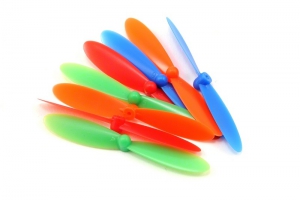 Traxxas Rotor blade set, red (2), blue (2), green (2), orange (2)