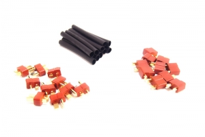 Anderson T-PLUG SET (GOLD PLATING) MALE x 10PCS & FEMALE x 10PCS