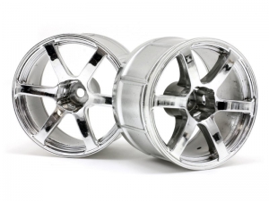 HPI Диски 1/10 - LP32 YOKOHAMA AVS T6 CHROME (2шт)