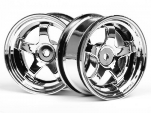HPI Диски 1/10 - WORK MEISTER S1 / 26mm / CHROME / 3mm OFFSET (2шт)