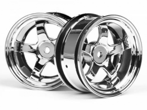 HPI Диски 1/10 - WORK MEISTER S1 26mm CHROME (6mm OFFSET) 2шт