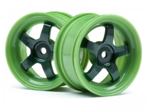 HPI Диски 1/10 - WORK MEISTER S1 GREEN 26мм (0мм/2шт)
