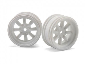 HPI Диски 1/10 мини - MX60 8 SPOKE WHITE (вынос 3mm/ 2шт)