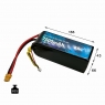 Аккумулятор B&C LiPo 7500 MAH 22.8v (6s HV), 120С, XT60, Softcase