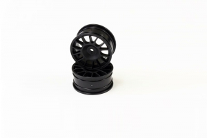 Kyosho Wheel (14-Spoke/Black/24mm/2pcs)