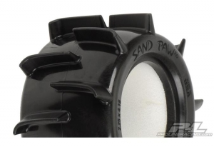 Proline Шины+вставки трак 1/10 - Sand Paw 2.0 2.2" (для песка задние) (2шт)