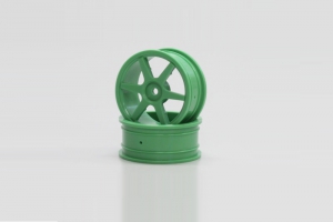 Kyosho Wheel(6-Spoke/Green/24mm)