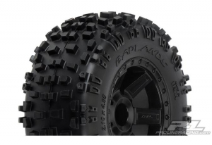 Proline Колеса в сборе Трак 1/10 - Badlands 2.8" All Terrain Tires Mounted on Desperado Black Wheels