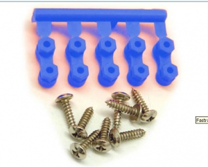 Fastrax Набор для крепления сервопривода (BLUE SERVO MOUNTS)